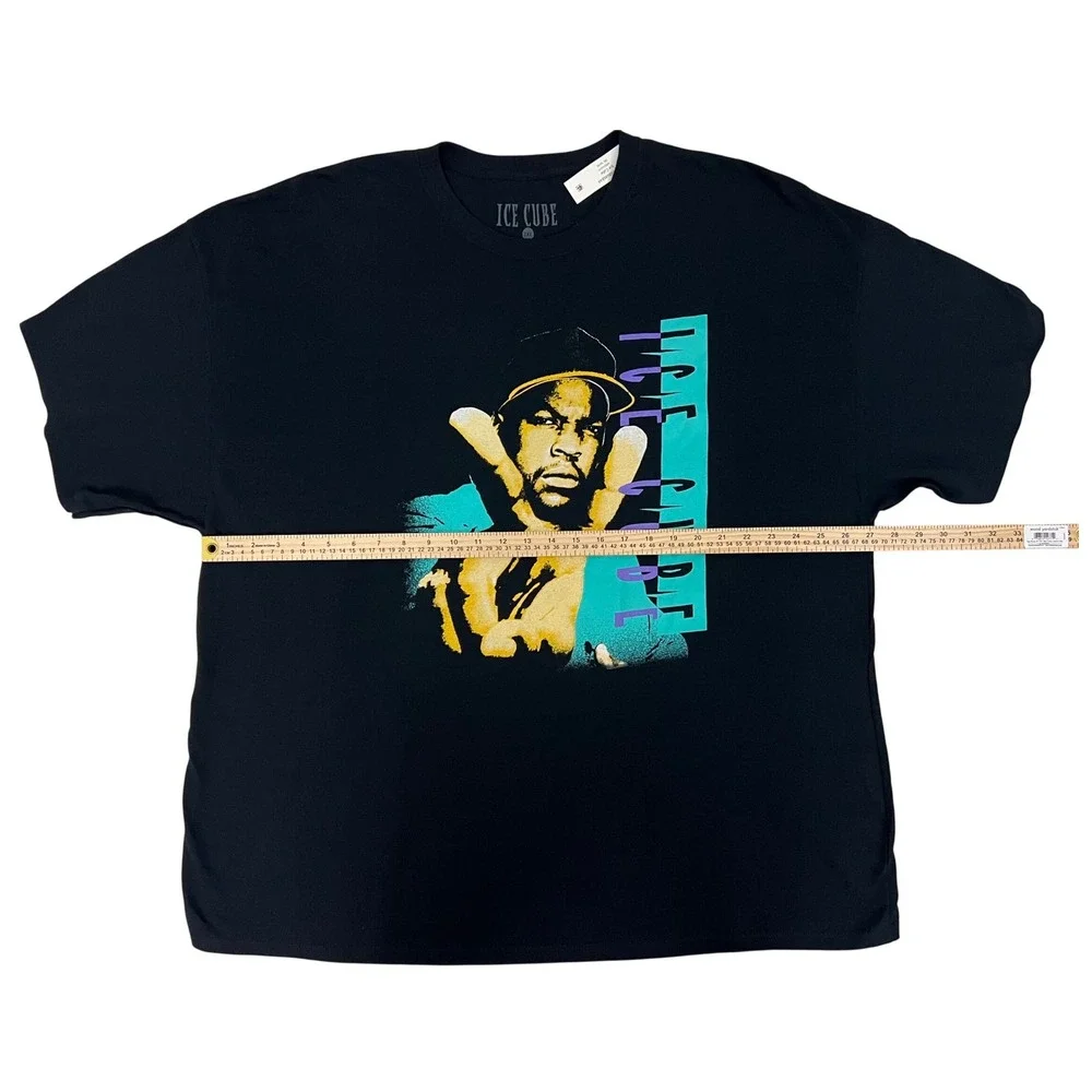 Ice Cube Graphic T-Shirt Mens 3XL Black Hip Hop‎ Rap Tee Short Sleeve New - Picture 2 of 5